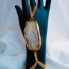Victorian Lace Agate Hand Harness | Designer Wedding Hand Ornament