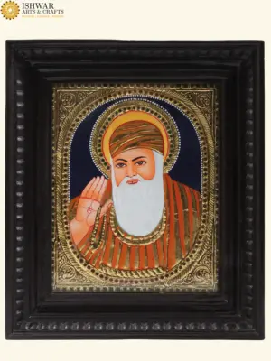 Guru Nanak Sahib Tanjore Painting, Ishwar Arts and Crafts