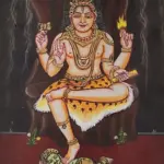 DakshinMurti Shiva tanjore Painting, Ishwar Arts and Crafts