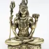 Sitting Lord Shiva Superfine Brass Statue, Ishwar Arts and Crafts
