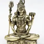 Sitting Lord Shiva Superfine Brass Statue, Ishwar Arts and Crafts