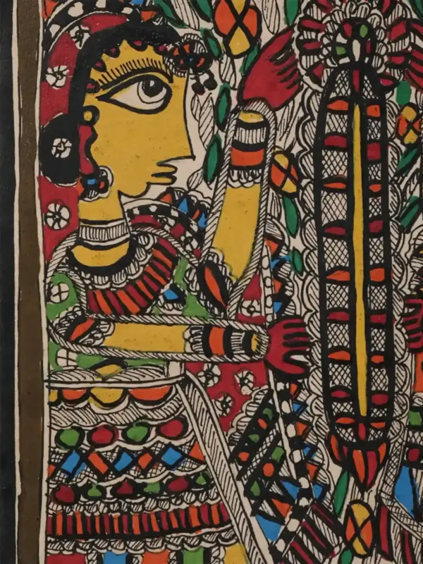 Siya Ram Vivah Madhubani Painting | Handmade Paper, Ishwar Arts and Crafts