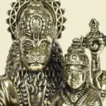 4" Small Sitting Lord Narsimha with Goddess Lakshmi Superfine Brass Statue, Ishwar Arts and Crafts