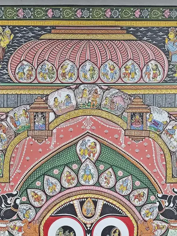 Mahaprabhu Jagannath Ji Pattachitra Painting, Ishwar Arts and Crafts