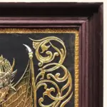 Tibetan Dragon Tanjore Painting with frame, Ishwar Arts and Crafts