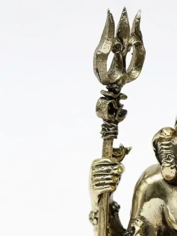 Sitting Lord Shiva Superfine Brass Statue, Ishwar Arts and Crafts