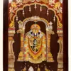 48" 3D Bhagwan Tirupati Balaji (Lord Venkateshwara) | Wood Panel with Inlay Work | Handmade, Ishwar Arts and Crafts